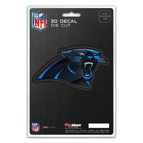 Carolina Panthers Die Cut 3D Decal