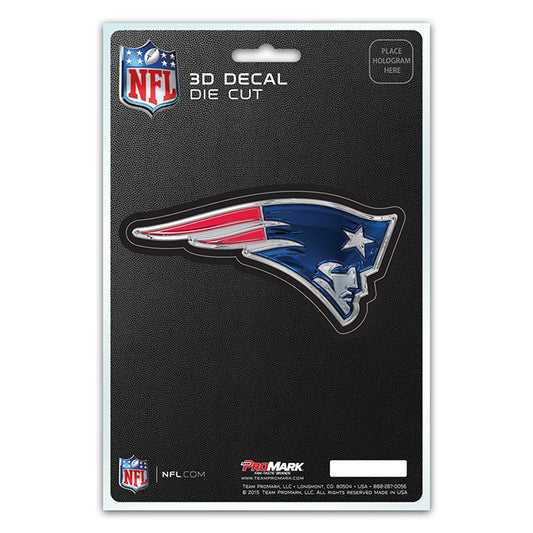 New England Patriots Die Cut 3D Decal