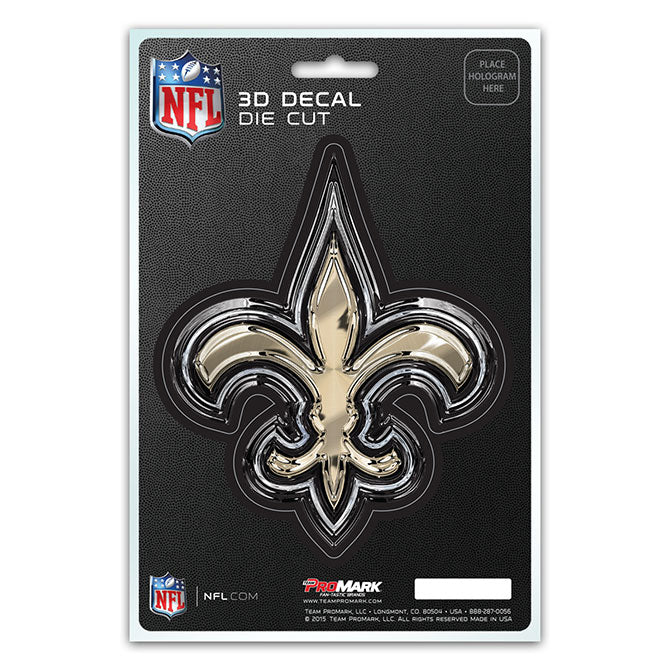 New Orleans Saints Die Cut 3D Decal