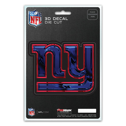 New York Giants Die Cut 3D Decal