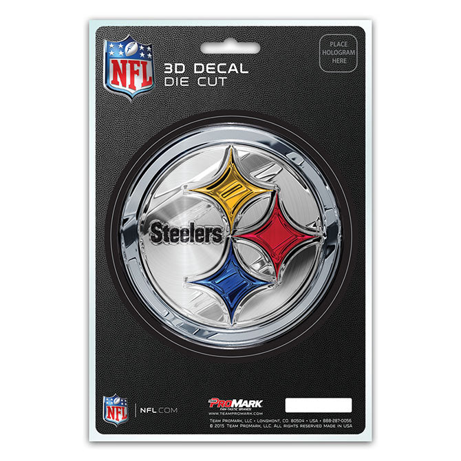 Pittsburgh Steelers Die Cut 3D Decal