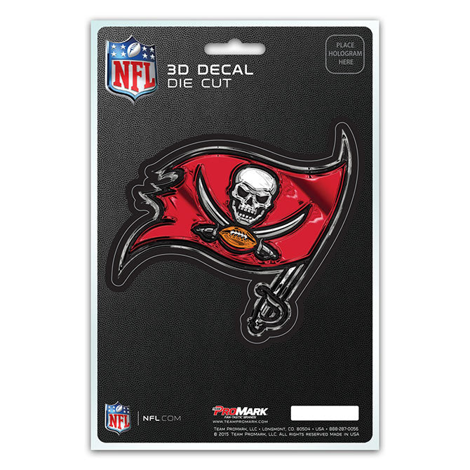 Tampa Bay Buccaneers Die Cut 3D Decal