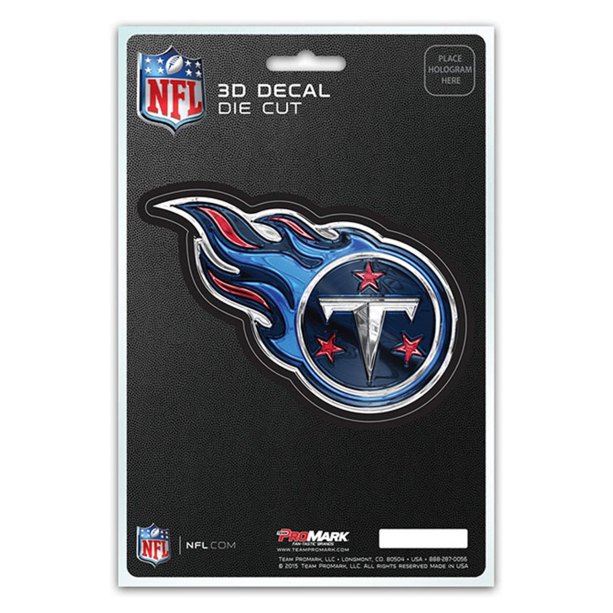 Tennessee Titans Die Cut 3D Decal