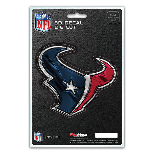 Houston Texans Die Cut 3D Decal