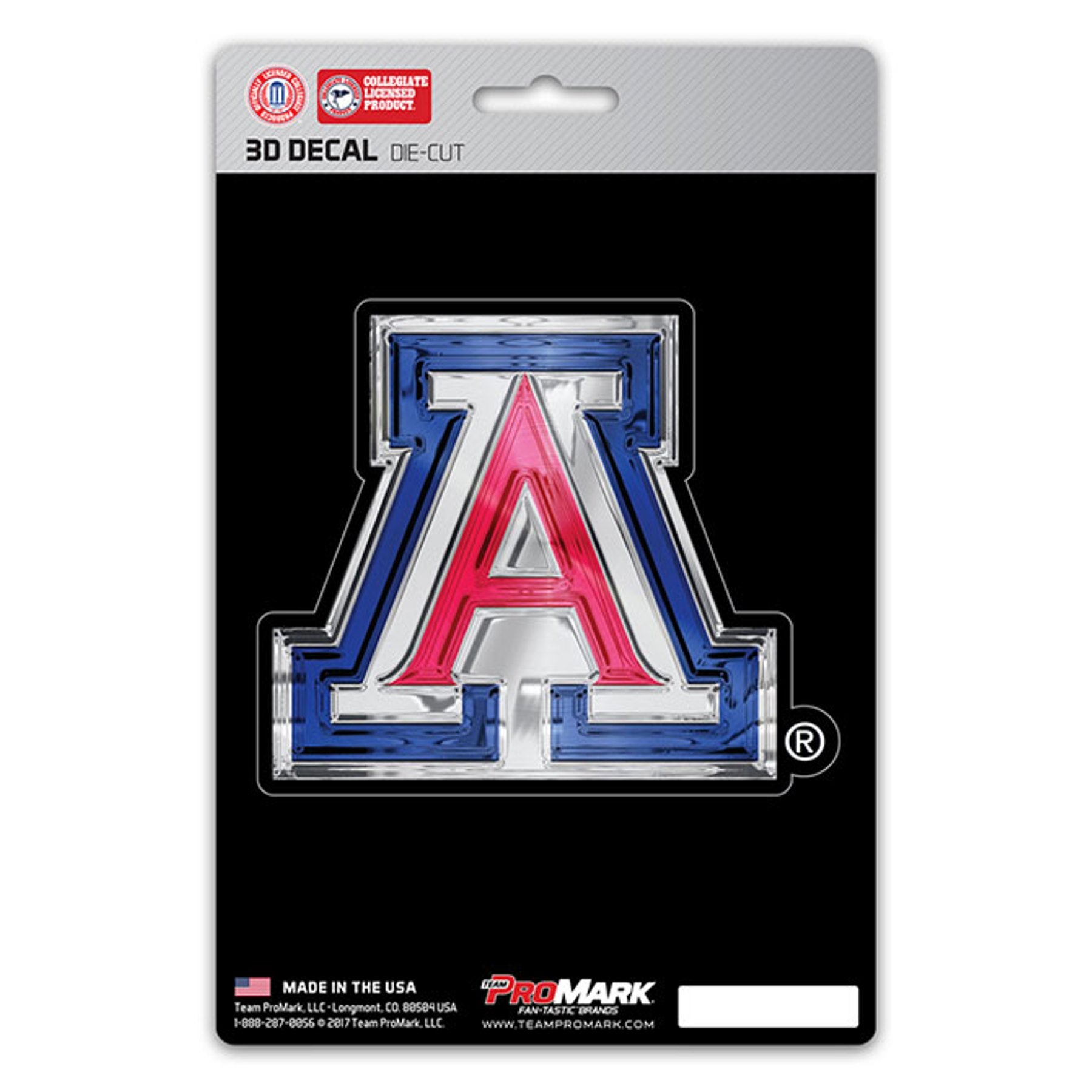 Arizona Wildcats Die Cut 3D Decal