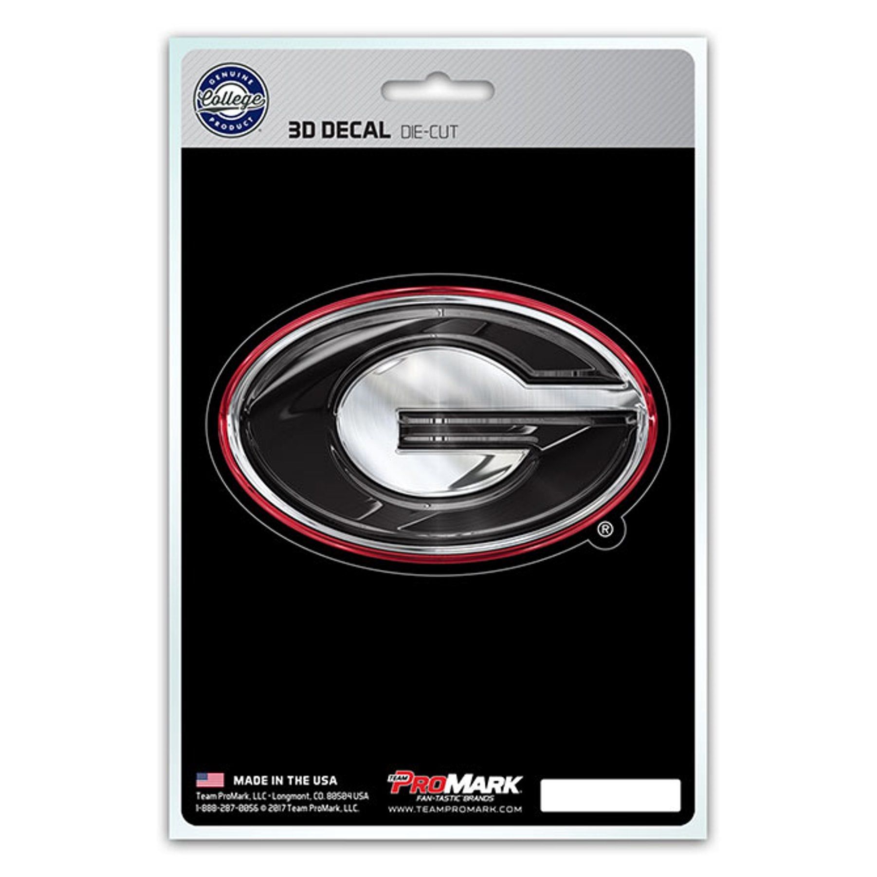 Georgia Bulldogs Die Cut 3D Decal – Auto License Plates Frames