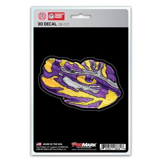 Louisiana State Tigers Die Cut 3D Decal