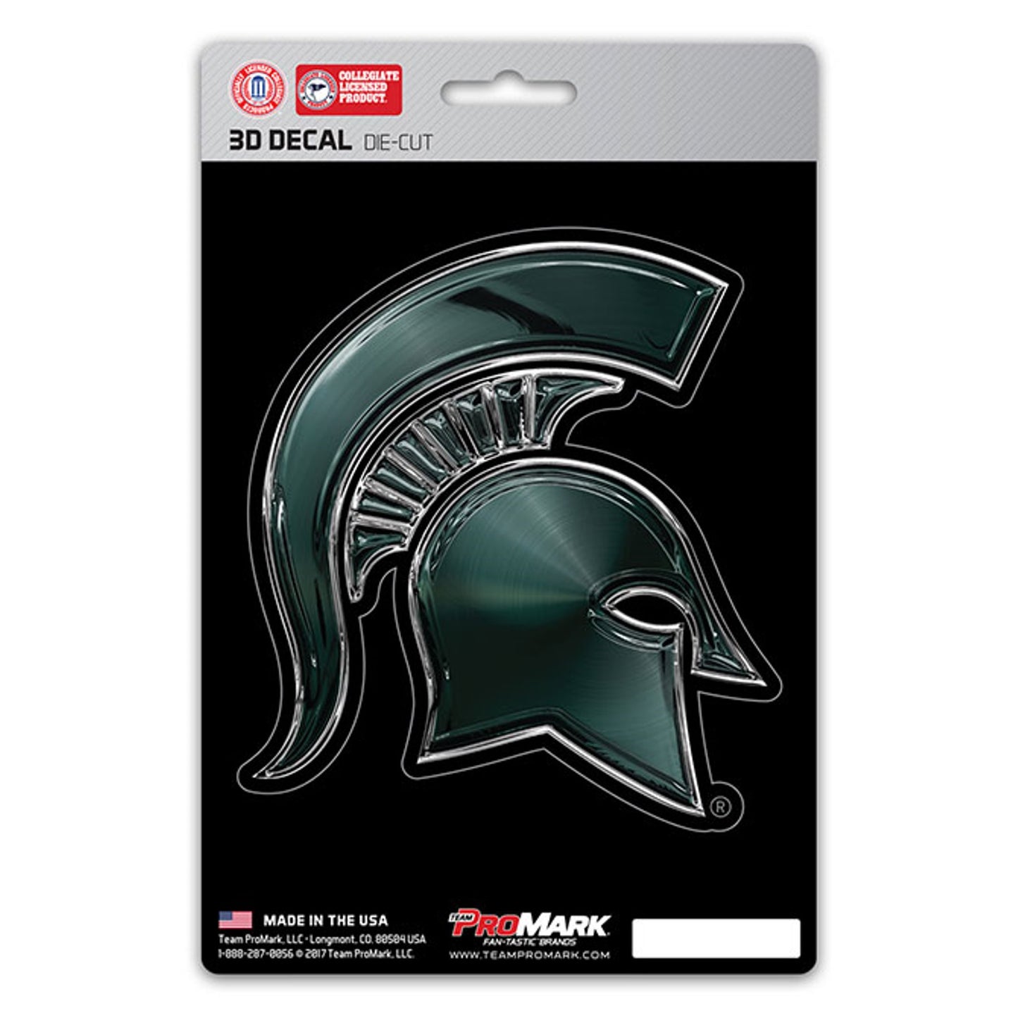 Michigan State Spartans Die Cut 3D Decal