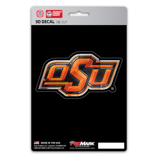 Oklahoma State Cowboys Die Cut 3D Decal