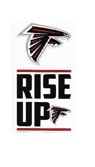 Atlanta Falcons Double Up Die Cut Vinyl Stickers