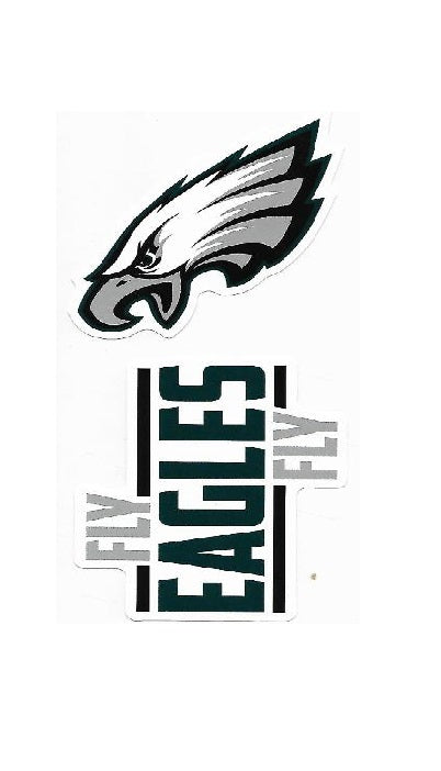 Philadelphia Eagles Double Up Die Cut Vinyl Decal