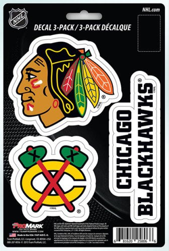 Chicago Blackhawks Team Decal Set