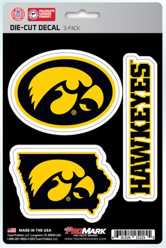 Iowa Hawkeyes Team Decal Set