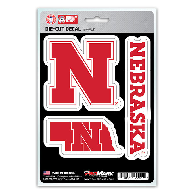 Nebraska Cornhuskers Team Decal Set