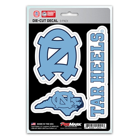 North Carolina Tar Heels Team Decal Set