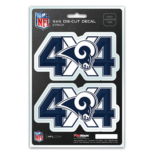 Los Angeles Rams 4x4 Decal Pack