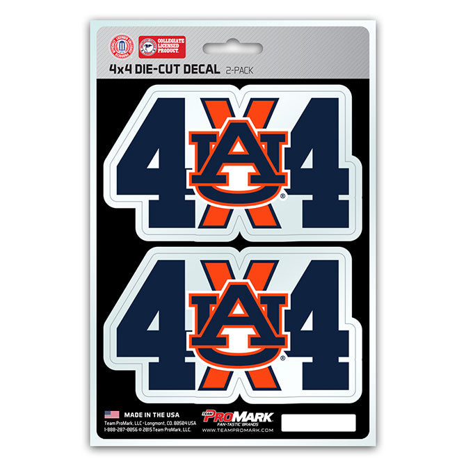 Auburn Tigers 4x4 Decal Pack