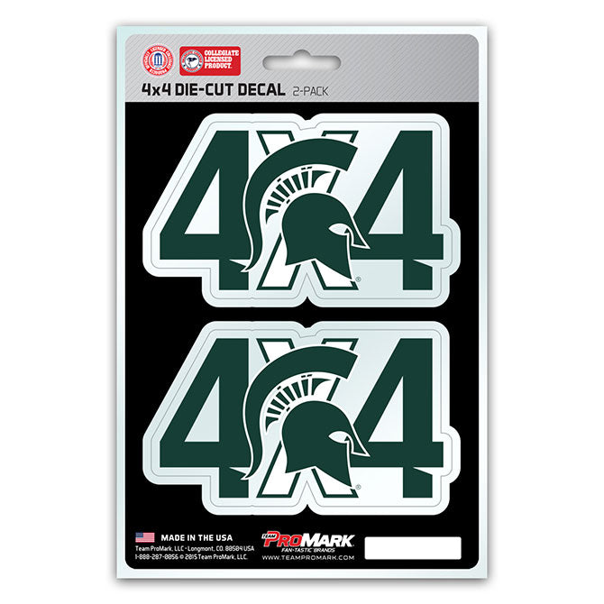 Michigan State Spartans 4x4 Decal Pack