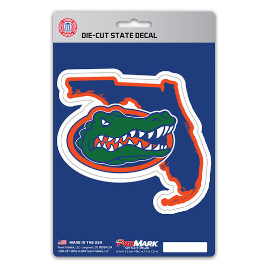 Florida Gators Die Cut State Decal