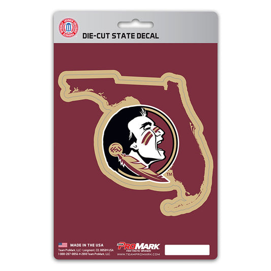 Florida State Seminoles Die Cut State Decal