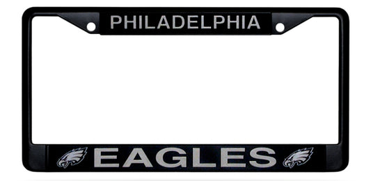 Philadelphia Eagles Black License Plate Frame