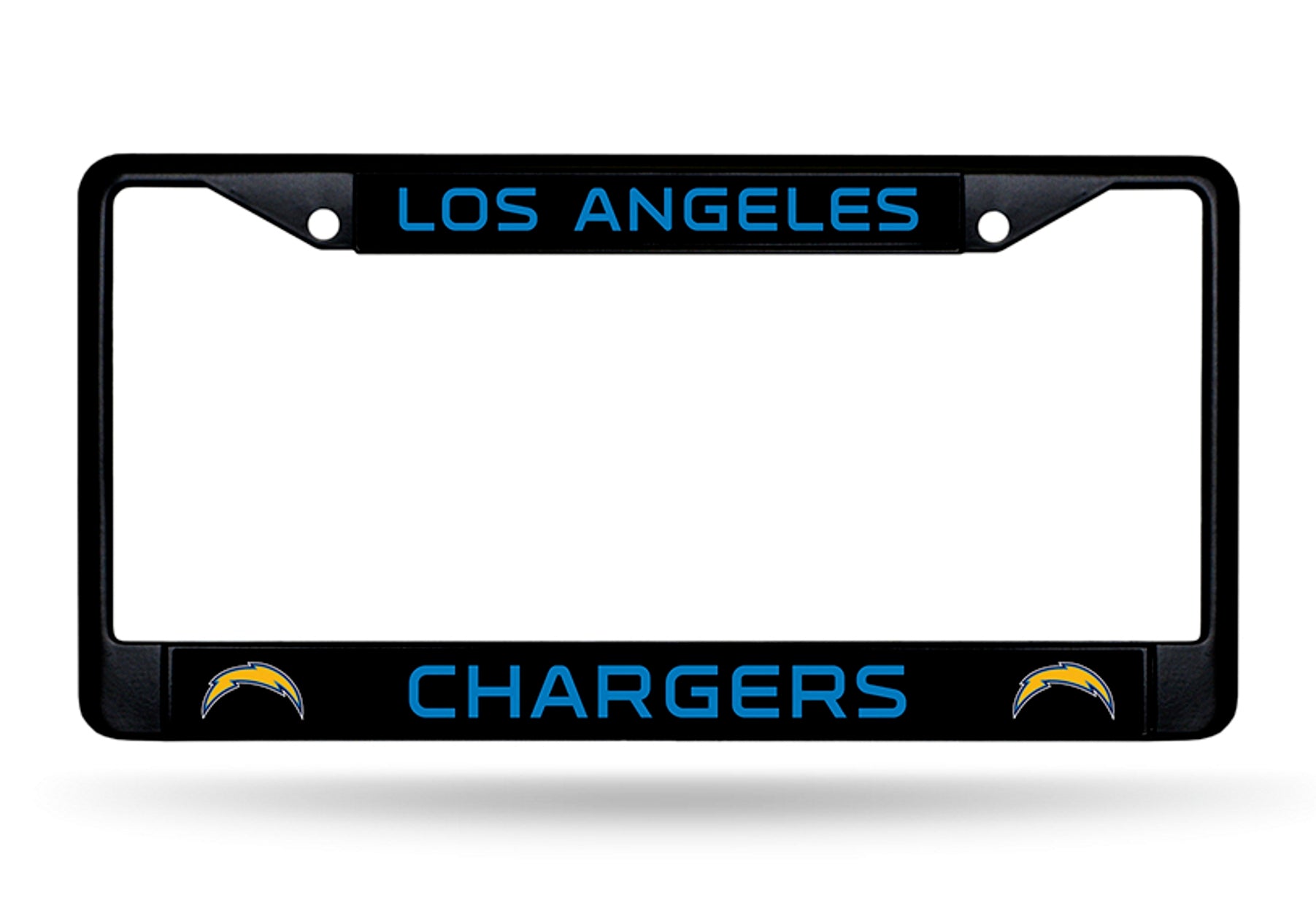 Los Angeles Chargers Black License Plate Frame