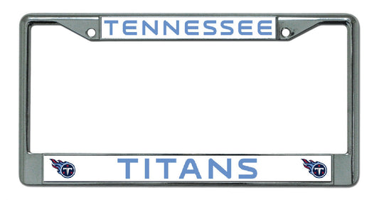 Tennessee Titans Chrome License Plate Frame