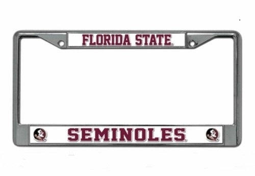 Florida State Seminoles Chrome License Plate Frame