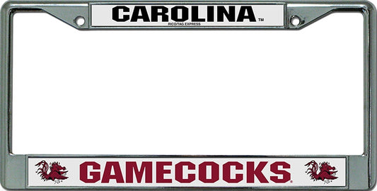 South Carolina Gamecocks Chrome License Frame