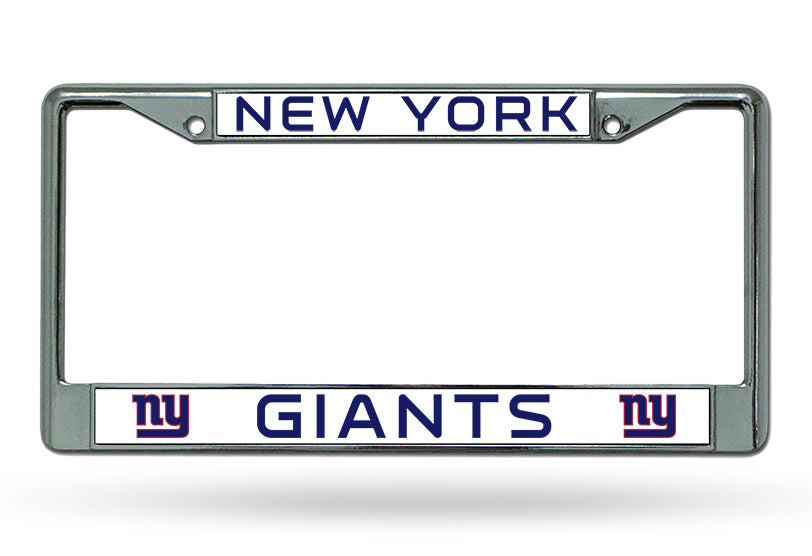 New York Giants Chrome License Plate Frame