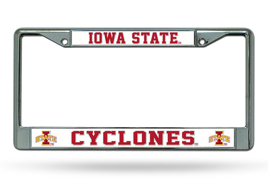 Iowa State Cyclones Chrome License Plate Frame