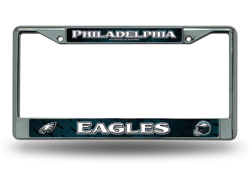 Philadelphia Eagles Chrome License Plate Frame