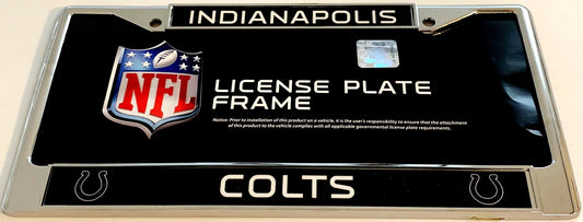 Indianapolis Colts Chrome License Plate Frame