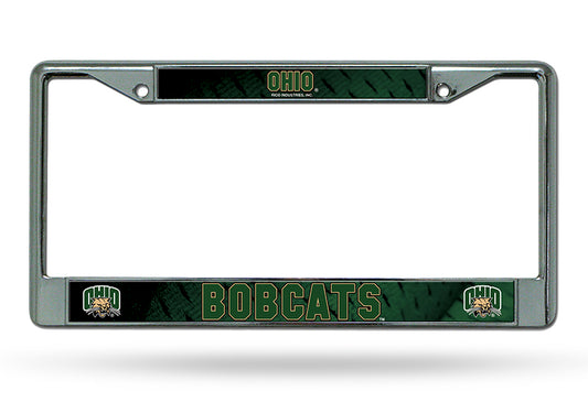 Ohio Bobcats Chrome License Plate Frame