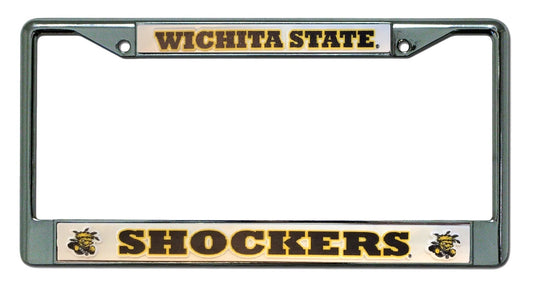 Wichita State Shockers Chrome License Plate Frame