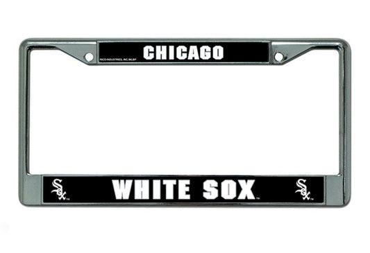 Chicago White Sox Chrome License Plate Frame