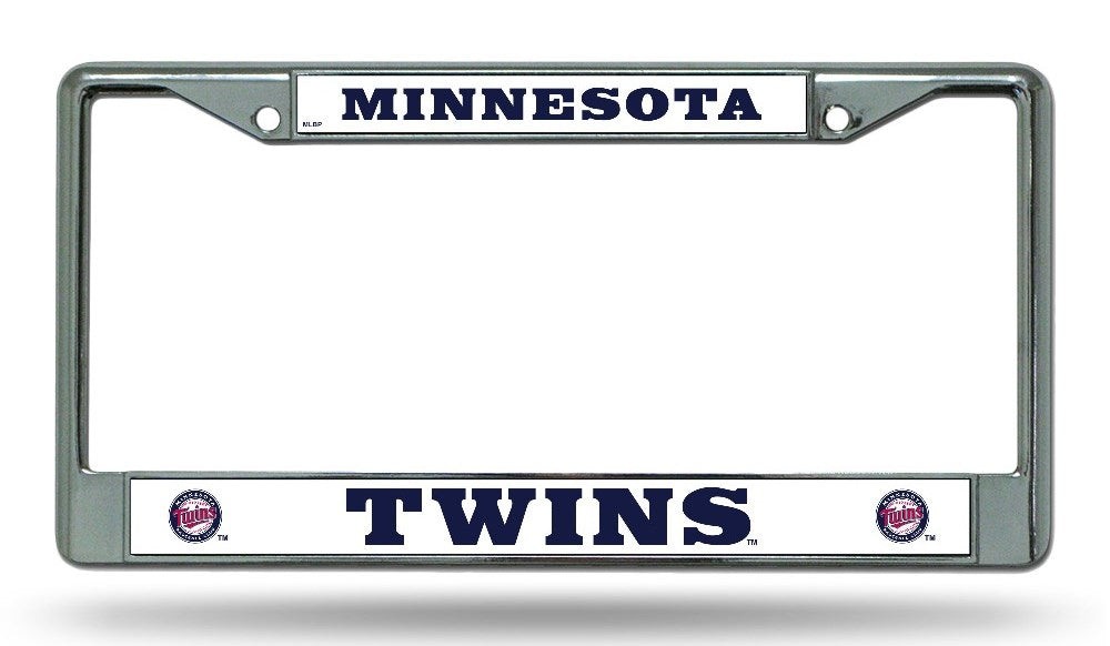 Minnesota Twins Chrome License Plate Frame