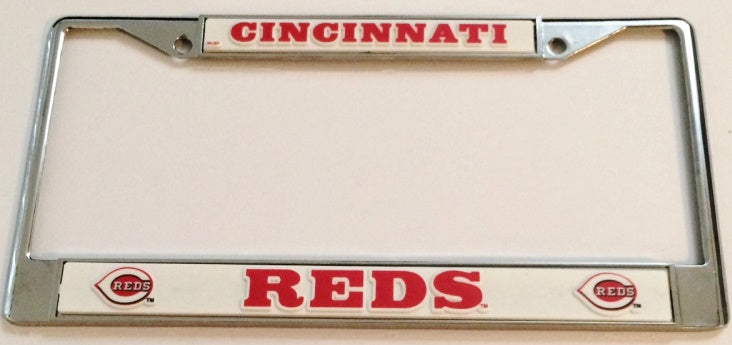 Cincinnati Reds Chrome License Plate Frame