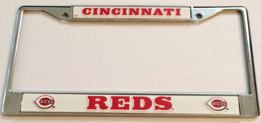 Cincinnati Reds Chrome License Plate Frame