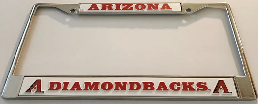 Arizona Diamondbacks Chrome License Plate Frame