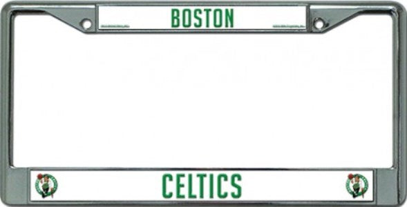 Boston Celtics Chrome License Plate Frame