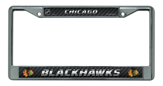 Chicago Blackhawks Chrome License Plate Frame