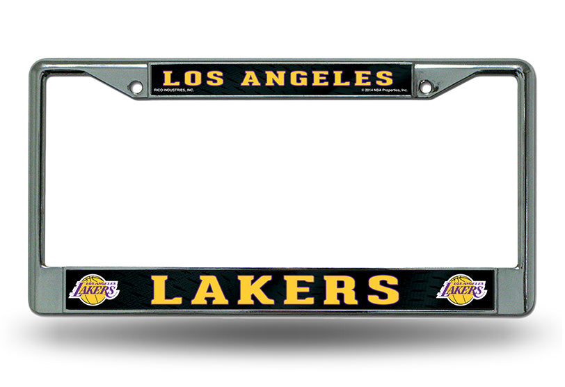 Los Angeles Lakers Chrome License Plate Frame