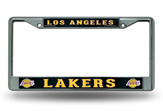 Los Angeles Lakers Chrome License Plate Frame