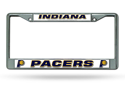 Indiana Pacers Chrome License Plate Frame