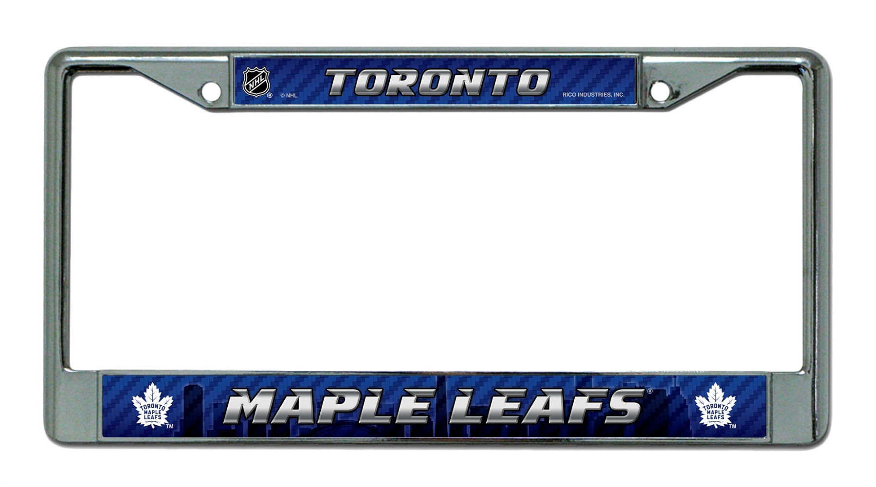 Toronto Maple Leafs Chrome License Plate Frame