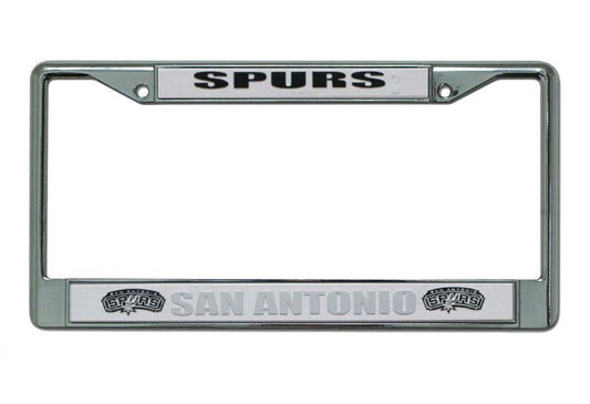 San Antonio Spurs Chrome License Plate Frame