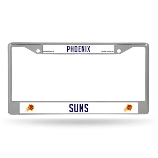 Phoenix Suns Chrome License Plate Frame