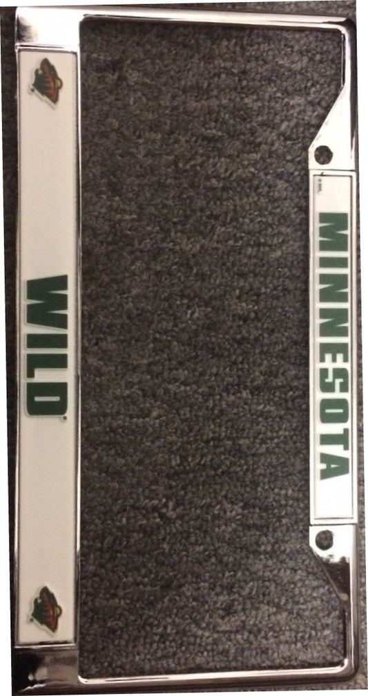 Minnesota Wild Chrome License Plate Frame