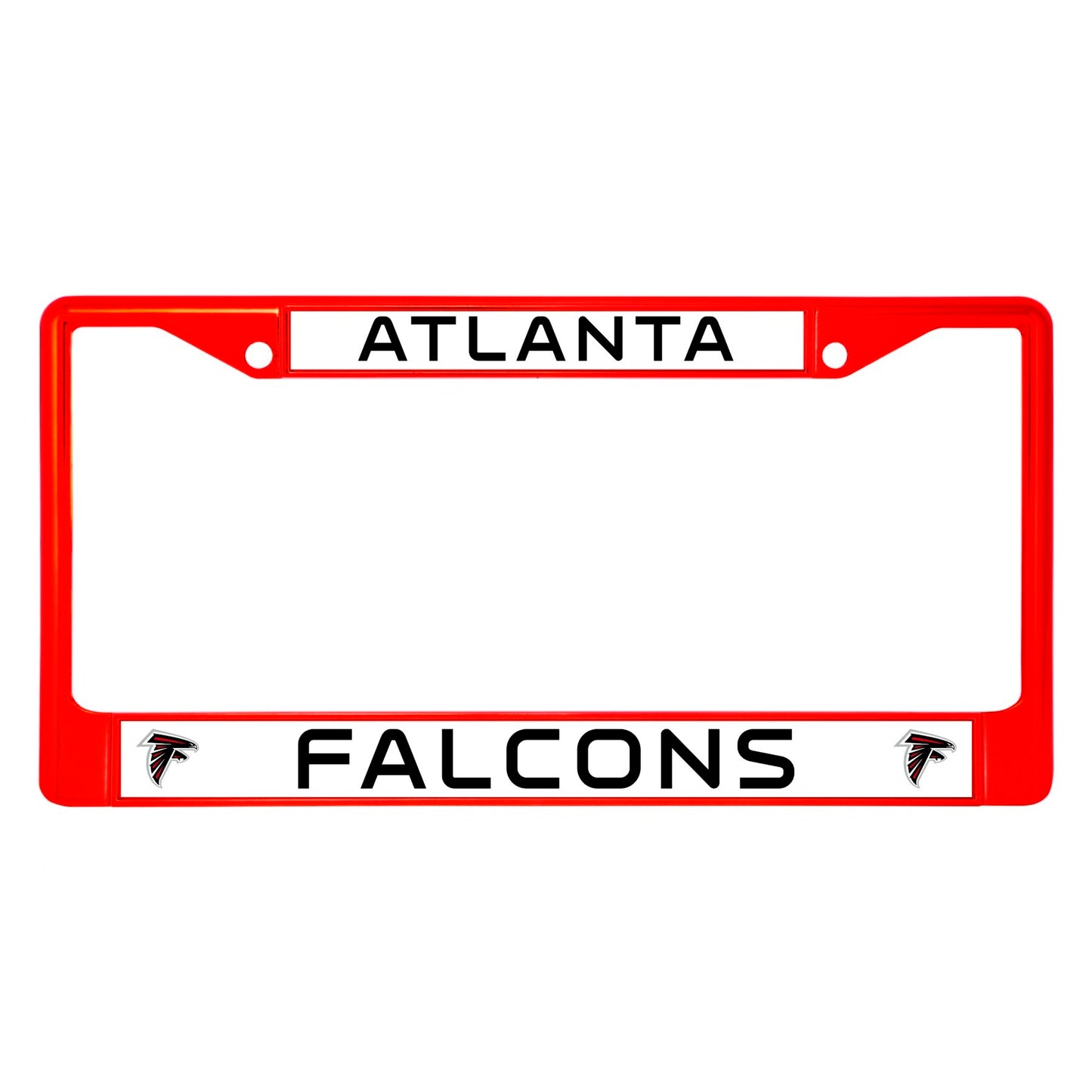 Atlanta Falcons Anodized Red License Plate Frame